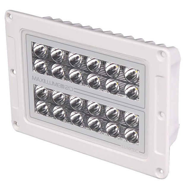 Lumitec Maxillume h120 - Flush Mount Flood Light - White Housing - White Dimming - Kesper Supply