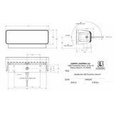 Lumitec Maxillume h60 - Trunnion Mount Flood Light - White Dimming - Black Housing - Kesper Supply