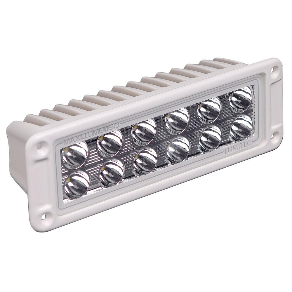 Lumitec Maxillumeh60 - Flush Mount Flood Light - White Housing - White Dimming - Kesper Supply