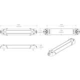 Lumitec Mini Rail2 - 6" LED Utility Light - Spectrum RGBW - Brushed Finish - Kesper Supply