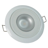 Lumitec Mirage - Flush Mount Down Light - Glass Finish/White Bezel - Warm White Dimming - Kesper Supply