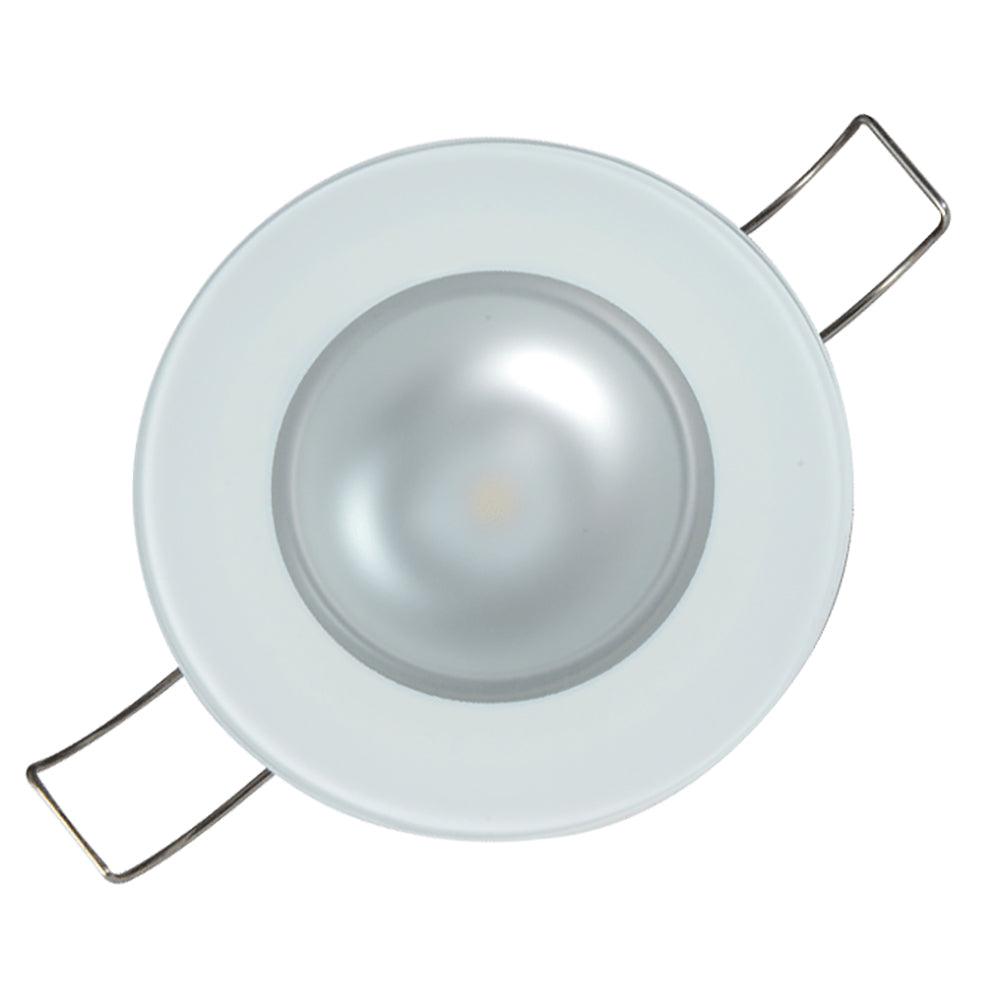 Lumitec Mirage Flush Mount Down Light Spectrum RGBW - Glass Bezel - Kesper Supply