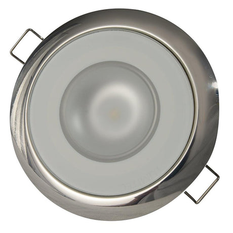 Lumitec Mirage Flush Mount Down Light Spectrum RGBW - Polished Bezel - Kesper Supply