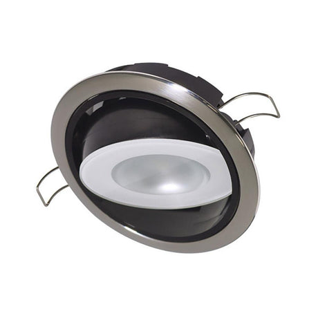 Lumitec Mirage Positionable Down Light - Spectrum RGBW Dimming - Polished Bezel - Kesper Supply