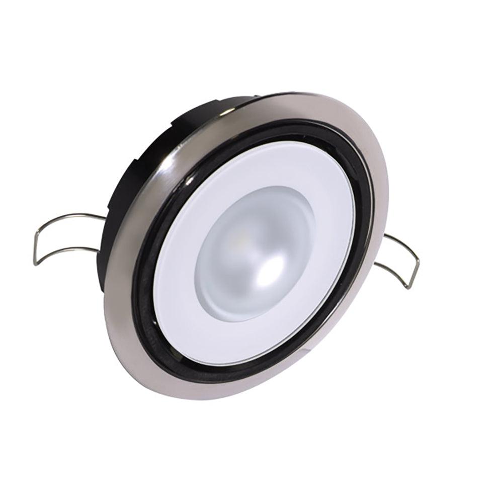 Lumitec Mirage Positionable Down Light - Spectrum RGBW Dimming - Polished Bezel - Kesper Supply