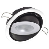 Lumitec Mirage Positionable Down Light - Warm White Dimming - Hi CRI - White Bezel - Kesper Supply