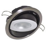 Lumitec Mirage Positionable Down Light - White Dimming, Red/Blue Non-Dimming - Polished Bezel - Kesper Supply