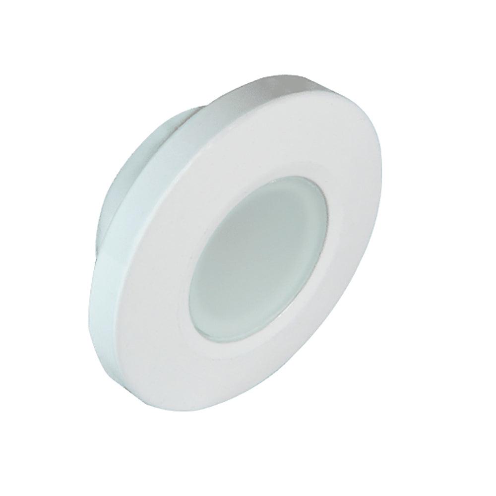 Lumitec Orbit Flush Mount Down Light Spectrum RGBW - White Housing - Kesper Supply