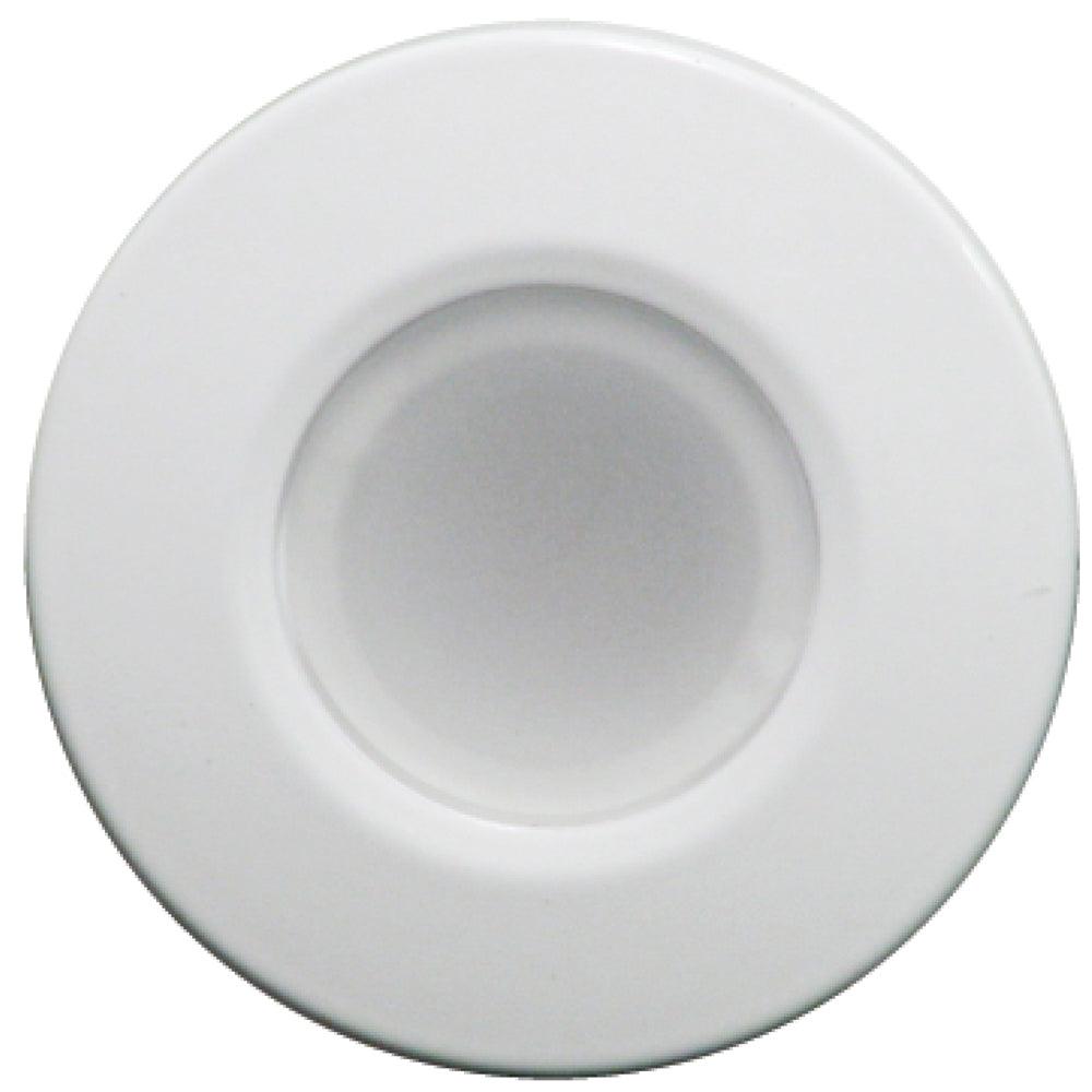 Lumitec Orbit Flush Mount Down Light Spectrum RGBW - White Housing - Kesper Supply