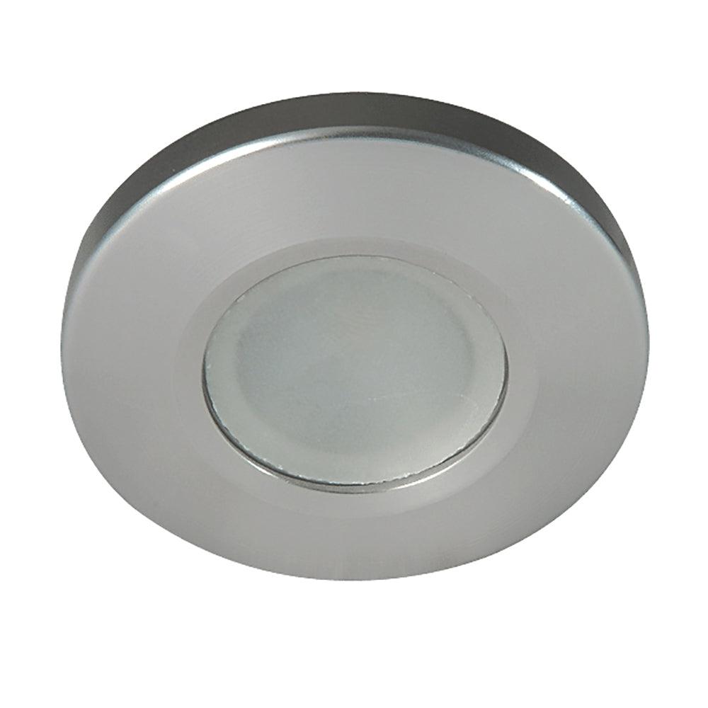 Lumitec Orbit Spetrum Flush Mount Down Light - Brushed Housing - White Dimming & Red/Blue Non-Dimming - Kesper Supply