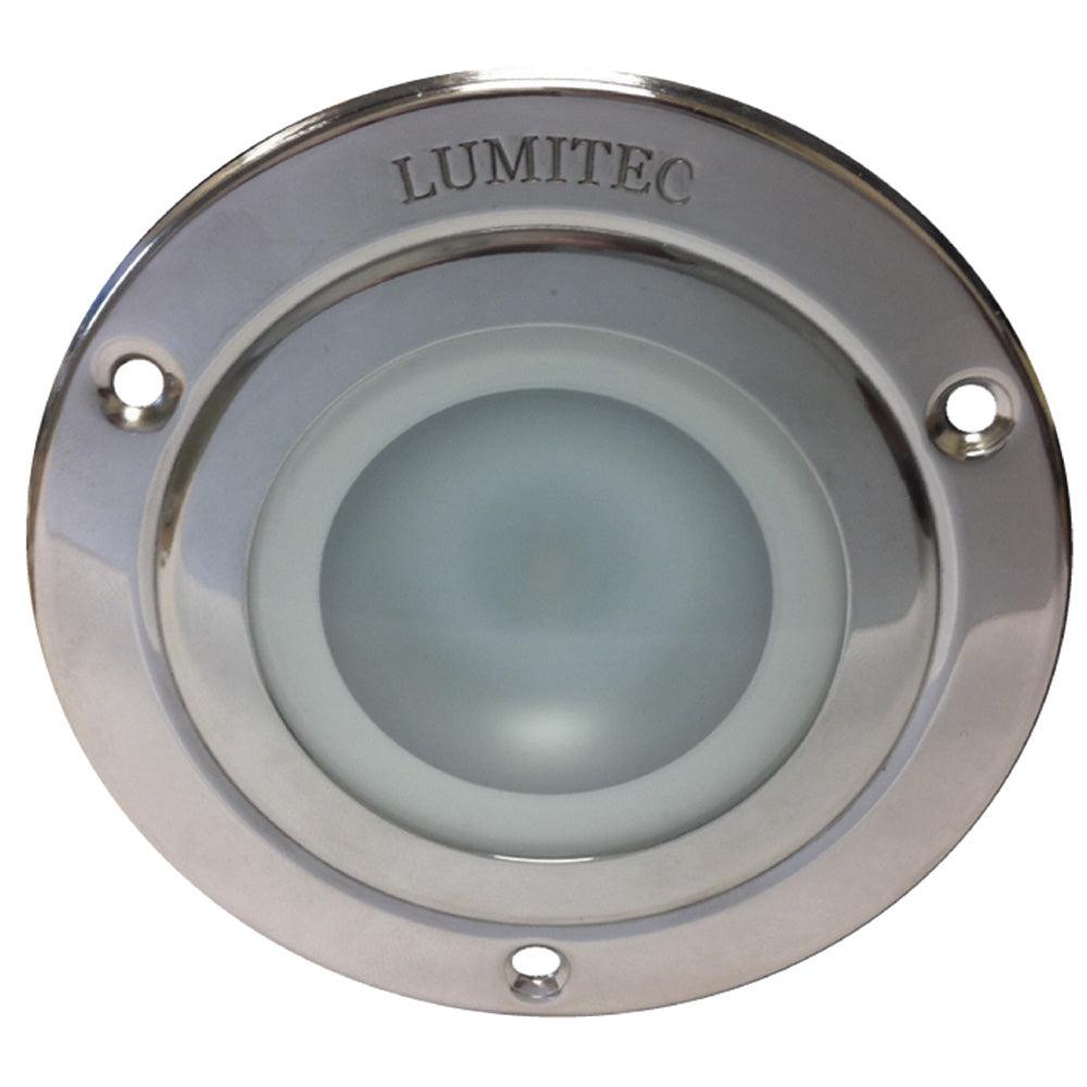 Lumitec Shadow - Flush Mount Down Light - Polished SS Finish - White Non-Dimming - Kesper Supply