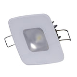 Lumitec Square Mirage Down Light - White Dimming, Red/Blue Non-Dimming - Glass Housing - No Bezel - Kesper Supply