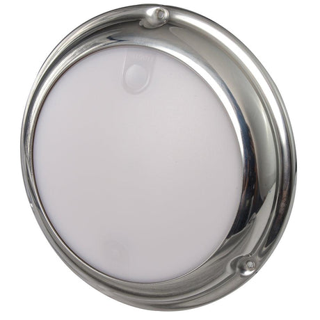 Lumitec TouchDome - Dome Light - Polished SS Finish - 2-Color White/Blue Dimming - Kesper Supply