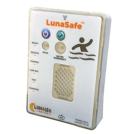 Lunasea Controller f/Audible Alarm Receiver w/Strobe Qi Rechargeable - Kesper Supply
