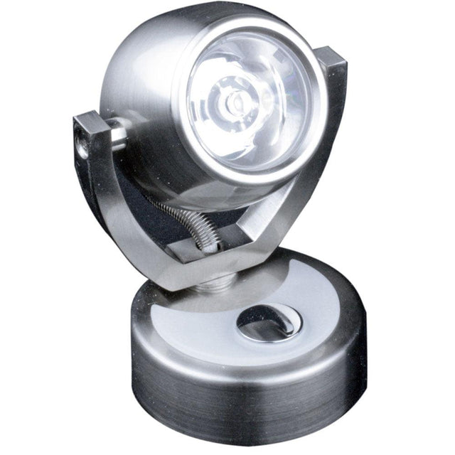 Lunasea Wall Mount LED Light w/Touch Dimming - Warm White/Brushed Nickel Finish - Rotating Light - Kesper Supply