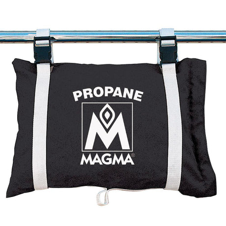 Magma Propane /Butane Canister Storage Locker/Tote Bag - Jet Black - Kesper Supply