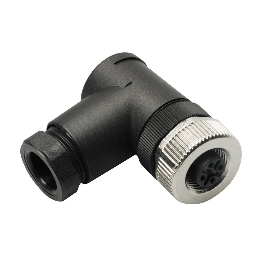 Maretron Micro/Mid Field Attachable Connector 90 Female - Kesper Supply