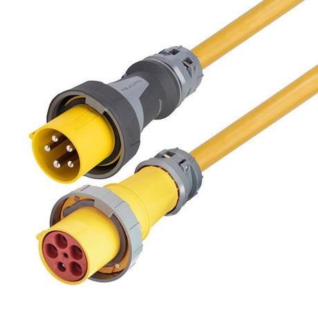 Marinco 100 Amp 120/208V 4-Pole, 5-Wire Shore Power Cable - No Neutral Wire - 75' - Kesper Supply