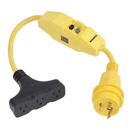 Marinco Dockside 30A to 15A Adapter with GFI - Kesper Supply