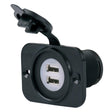 Marinco SeaLink Deluxe Dual USB Charger Receptacle - Kesper Supply