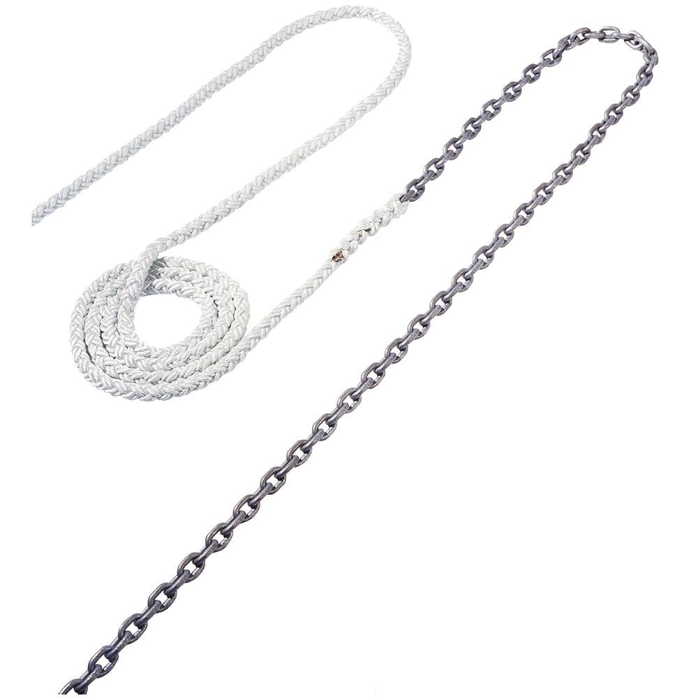 Maxwell Anchor Rode - 18'-5/16" Chain to 200'-5/8" Nylon Brait - Kesper Supply