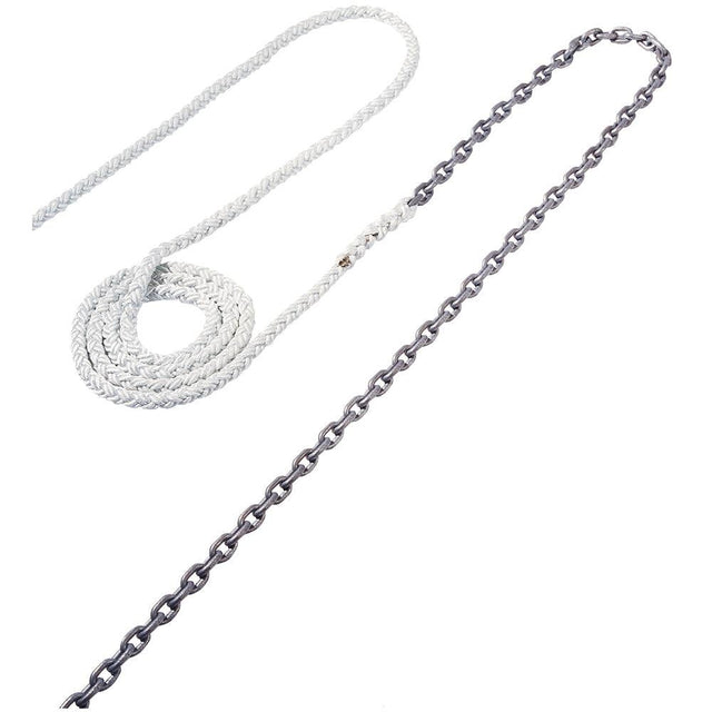 Maxwell Anchor Rode - 20'-3/8" Chain to 200'-5/8" Nylon Brait - Kesper Supply