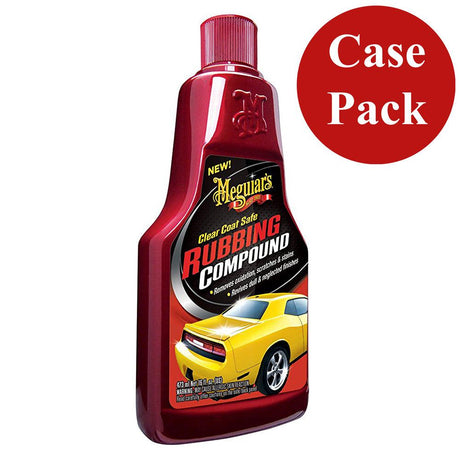 Meguiar's Clear Coat Safe Rubbing Compound - 16oz *Case of 6* - Kesper Supply