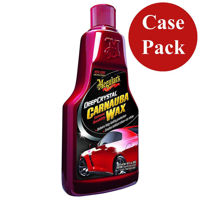 Meguiar's Deep Crystal Carnauba Wax - 16oz *Case of 6* - Kesper Supply