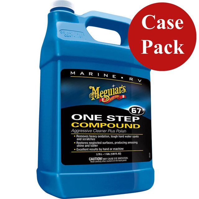 Meguiar's Marine One-Step Compound - 1 Gallon *Case of 4* - Kesper Supply