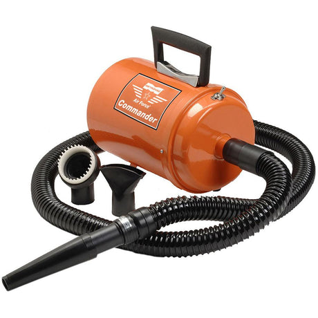 MetroVac AirForce Commander 2 Speed Pet Dryer - Orange - Kesper Supply