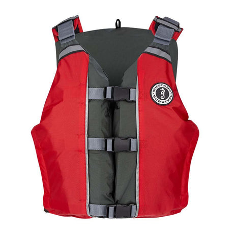 Mustang APF Foam Vest - Red/Grey - Universal - Kesper Supply