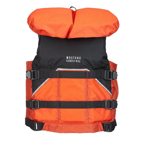 Mustang Canyon V Foam Vest - Universal Youth - Orange/Black - Kesper Supply