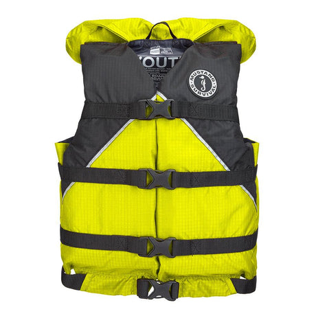 Mustang Canyon V Foam Vest - Universal Youth - Yellow/Black - Kesper Supply