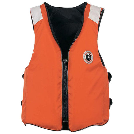 Mustang Classic Industrial Flotation Vest w/SOLAS Tape - Orange - 3XL - 7XL - Kesper Supply