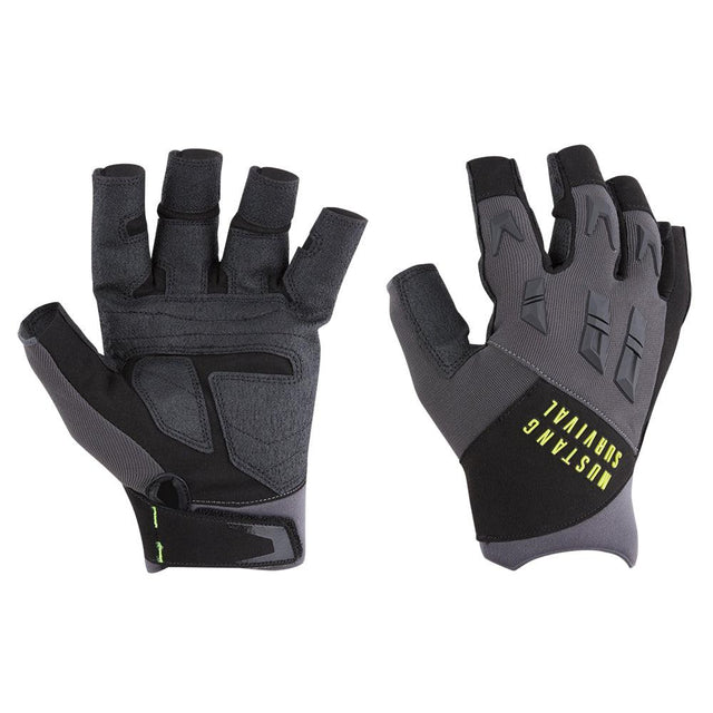 Mustang EP 3250 Open Finger Gloves - Grey/Black - Medium - Kesper Supply