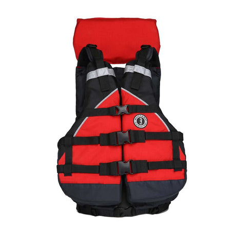 Mustang Explorer V Foam Vest - Adult Universal - Red/Black - Kesper Supply