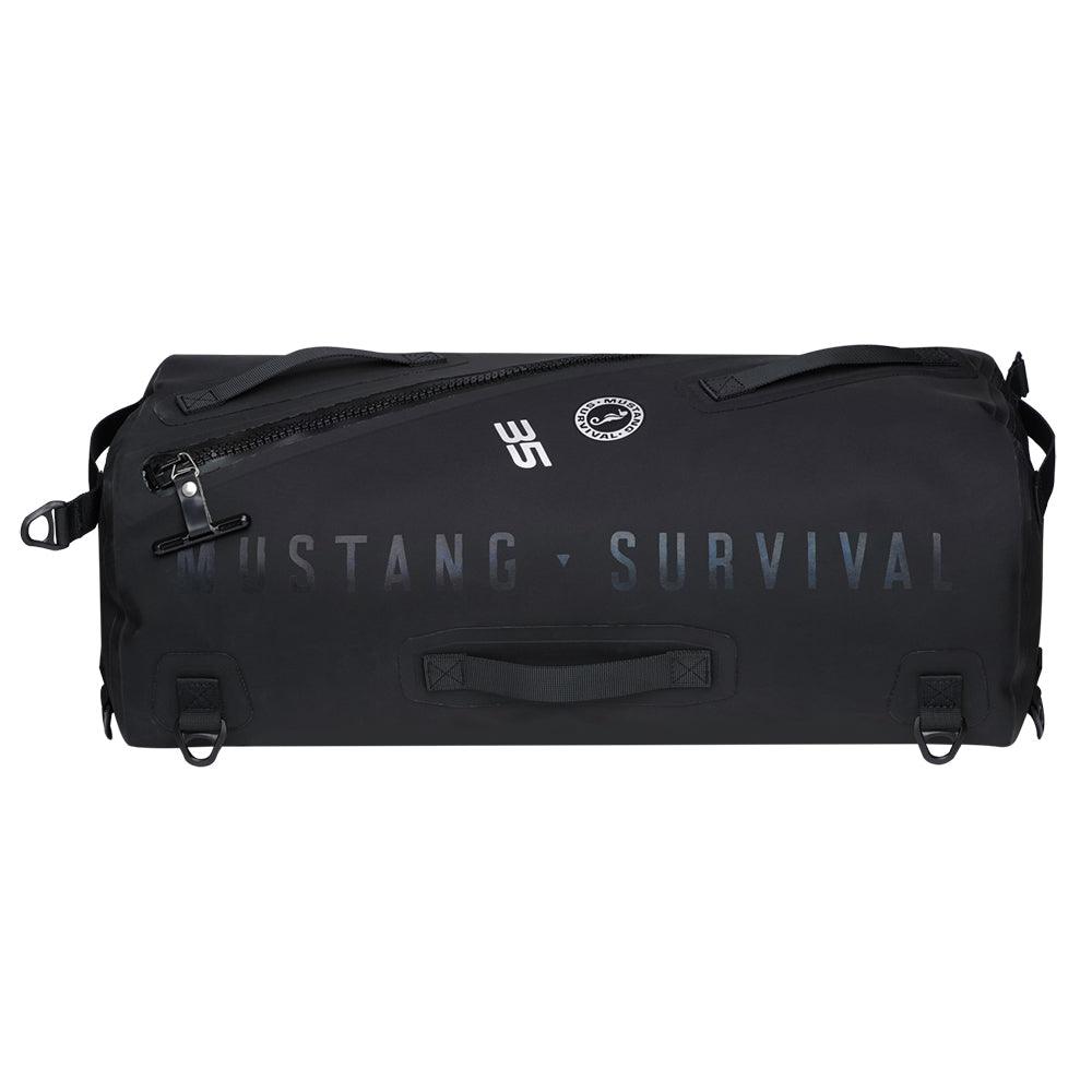 Mustang Greenwater 35L Submersible Deck Bag - Black - Kesper Supply