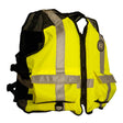 Mustang High Visibility Industrial Mesh Vest - Fluorescent Yellow/Green/Black - Small/Medium - Kesper Supply