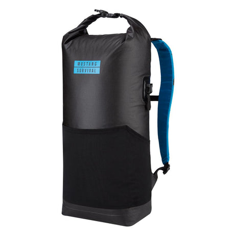 Mustang Highwater 22L Waterproof Backpack - Black/Azure Blue - Kesper Supply