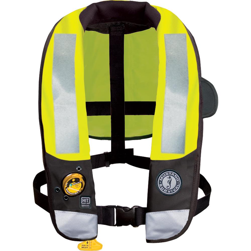 Mustang HIT High Visibility Inflatable PFD - Fluorescent Yellow/Green - Automatic/Manual - Kesper Supply