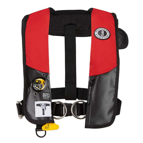 Mustang HIT Hydrostatic Inflatable PFD w/Sailing Harness - Red/Black - Automatic/Manual - Kesper Supply