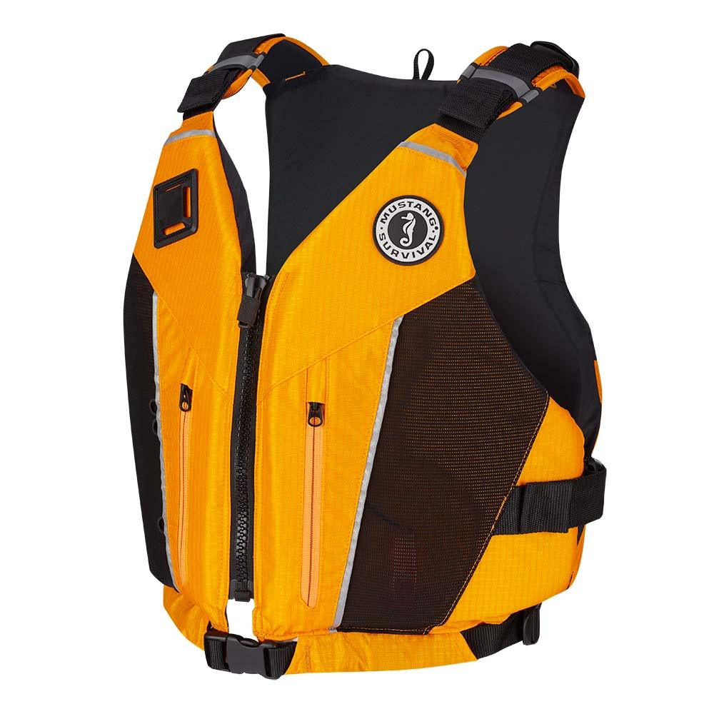 Mustang Java Foam Vest - Mango - Medium/Large - Kesper Supply