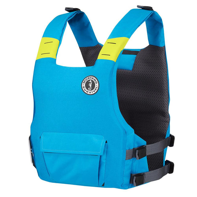 Mustang Khimera Dual Flotation PFD - Azure Blue - Manual - Kesper Supply