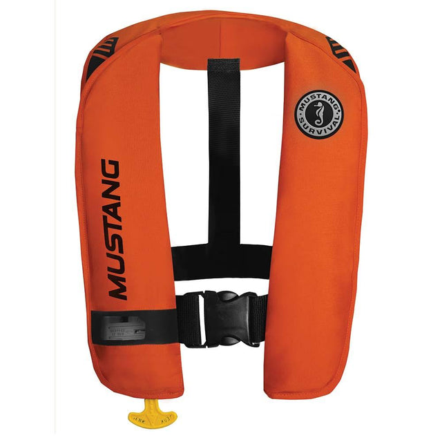 Mustang MIT 100 Inflatable PFD - Orange/Black - Automatic/Manual - Kesper Supply