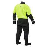 Mustang MSD576 Water Rescue Dry Suit - Fluorescent Yellow Green-Black - Large - Kesper Supply