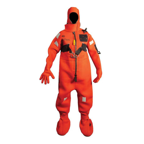 Mustang Neoprene Cold Water Immersion Suit w/Harness - Red - Adult Oversized - Kesper Supply