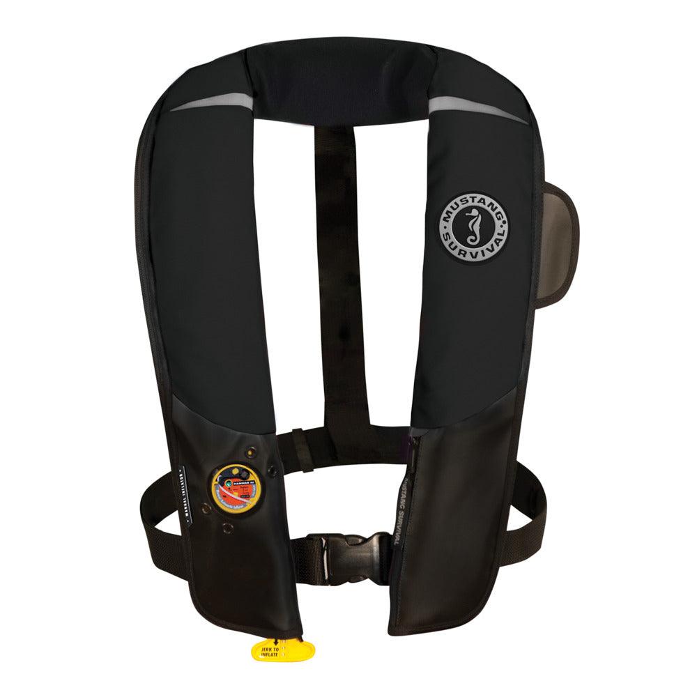 Mustang Pilot 38 Inflatable PFD - Black - Manual - Kesper Supply