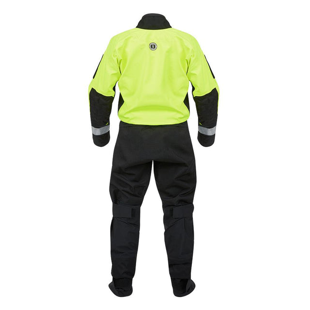 Mustang Sentinel Series Water Rescue Dry Suit - Fluorescent Yellow Green-Black - Large 1 Long - Kesper Supply