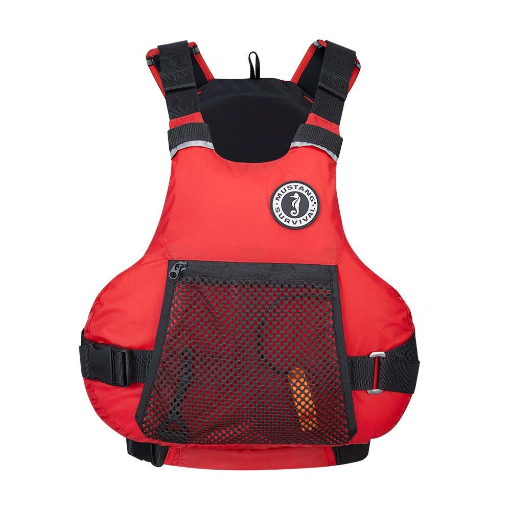 Mustang Vibe Foam Vest - Red - Small/Medium - Kesper Supply