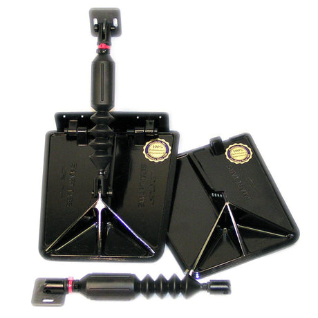 Nauticus SX9510-30 Smart Tab SX Trim Tabs f/13-15' Boat w/30 - 40HP - Black - Kesper Supply